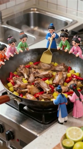 Tiny People Cooking Giant Food 🍳 | Miniature Kitchen Magic | Satisfying Short