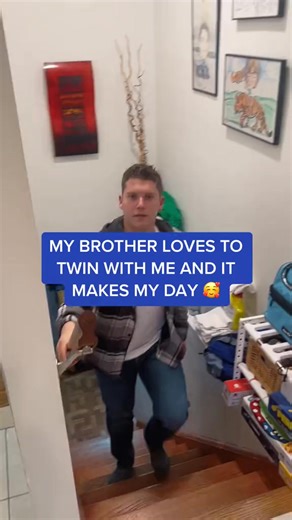 My brother loves to twin with me and it makes my day! 😄👯‍♂️ #SiblingGoals #TwinVibes | Anna Bell
