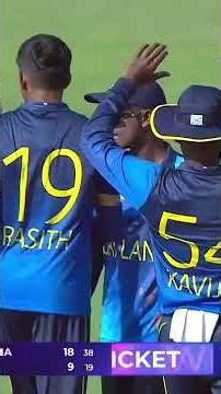 NEP Collapse & Counter-Attack! FOW + Boundaries #SLvNEP #U19AsiaCup #SportsCentralByDRM #Shorts ZI1K