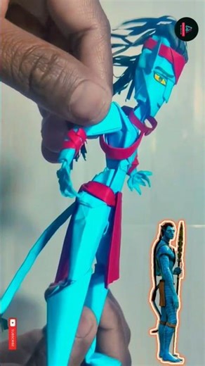 origami avatar action figure#origami/avatar fire and ash toy/hot toy action figure