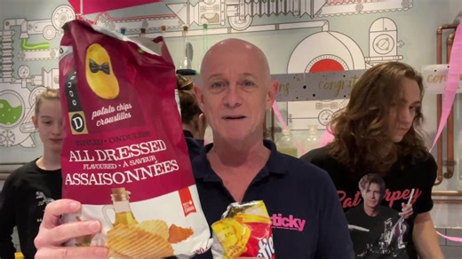 47K views · 1.1K reactions | Sticky Snack Reviews. Canadian All Dressed Chips vs Australian Cheese Twisties. With thanks to the lovely Lindsay in Ontario | Sticky | Facebook