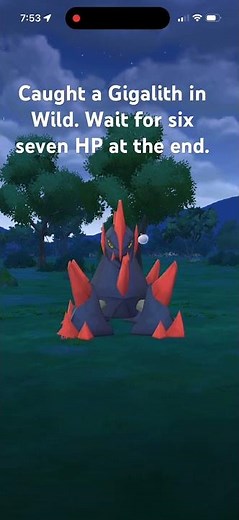 How to catch Gigalith in wild easy
