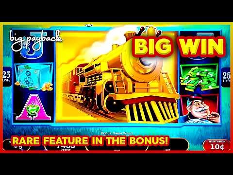 I GOT THE BIG TRAIN on All Aboard Gold Express Slots! PLUS ALL ABOARD MIGHTY PANDA!!