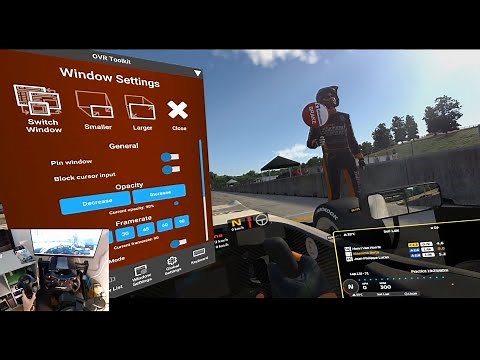 iRacing VR Overlay with Kapps or Racelab using OVR Toolkit or OVR Drop