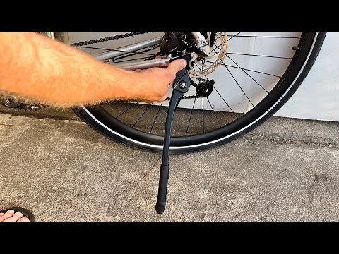 Cannondale bike kickstand installation ￼