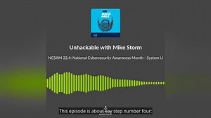 ️ Thank you all for tuning in throughout #NCSAM to our #Unhackable...