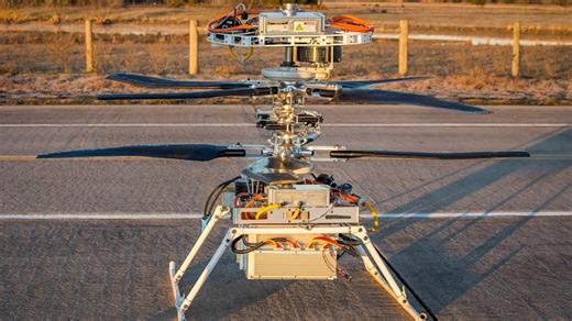 Quietest 550-lb electric coaxial rotorcraft completes flight trials