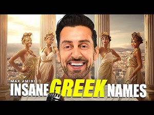 Insane Greek Names | Max Amini | Stand Up Comedy