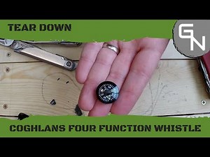 Coghlans Four Function Whistle Tear Down