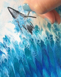 **Select HD for best video quality** A short impromptu video of monoprint embellishment. Teeny tiny brush time! | Cindy Lane Art