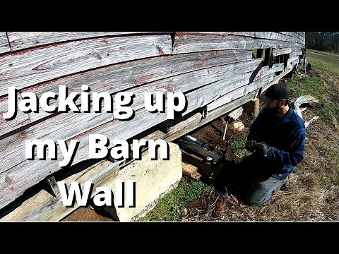 How To Jack Up A Wall | Fixing A Sagging Wall