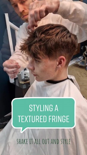 Textured Fringe Styling Tutorial for Men