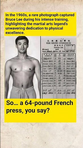 The Lost Photo: Bruce Lee's Most intense Training Secret (1960s)