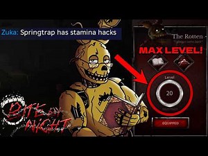 Trolling Toxic Survivors With My MAX LEVEL Springtrap.🪓 (Bite By Night)
