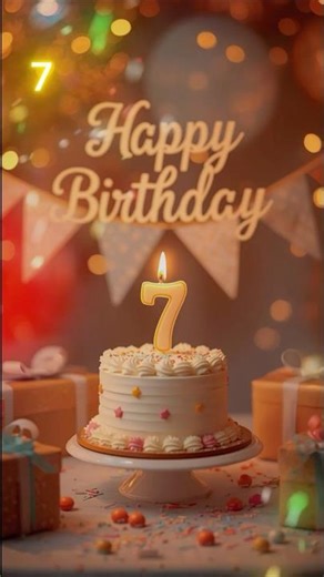 Happy 7th Birthday 🎈🎉