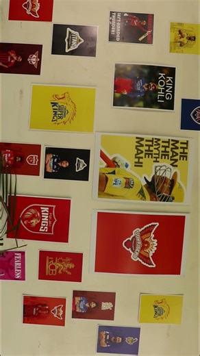 IPL Posters 🔥 Turn Your Room Into a Fan Zone! 😍 | Print On Click (RCB CSK SRH)
