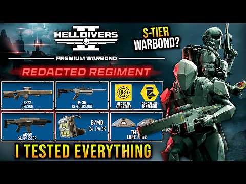 Helldivers 2 Redacted Regiment Fully Tested / Tips and Tricks!