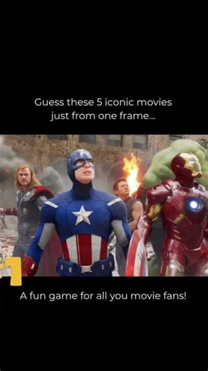 Guess these 5 iconic movies from just one frame…
