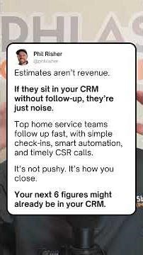 Home service owners dont have a leads problem. #shorts