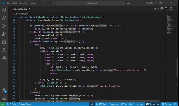 #alfidotech #internship #javaprogramming #task2 #codingjourney #calculator #learningbydoing #alfidotechinternship | Nikhil Gupta
