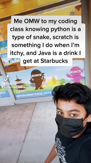 On my way to Code Ninjas #code #ninjas #sensei #codeninjas #java #python #omw #scratch #fyp #viral #starbucks #drink #snake #shakeitup