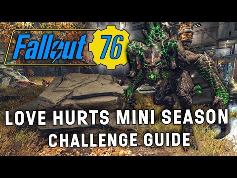 A Guide On Finishing The New Love Hurts Mini Season Challenges FAST | Fallout 76
