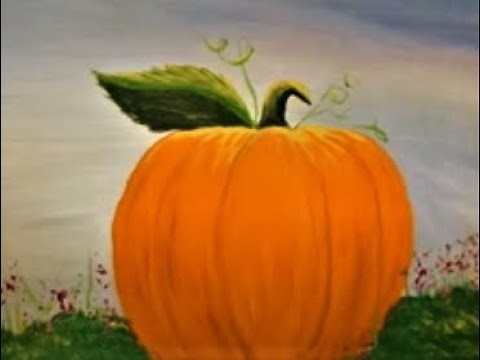 How to paint a pumpkin, easy step by step techniques for beginners