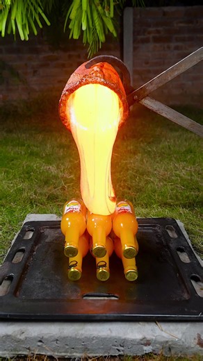 Lava vs Juice Bottles 😱 #experiment #science | Science Experiment