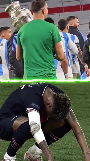 El día que Neymar imitó a Dibu Martínez