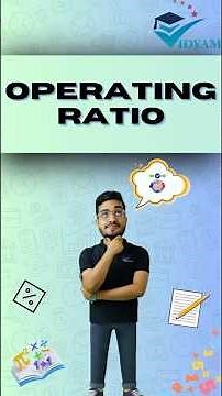 OPERATING RATIO MEANING I ACCOUNTING RATIOS CLASS-12 ACCOUNTS BOOK 3 #accountssolutions #exam