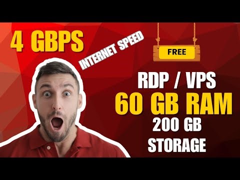 Get Free VPS RDP with 60GB RAM and 200 GB Storage in 2025 For Lifetime