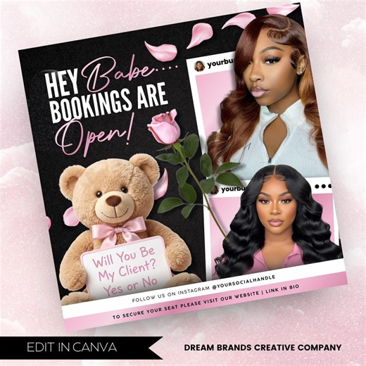 Hair Special Flyer Template, Hair Sale Flyer, Editable Canva Hair Promo, Hairstylist Booking Flyer, Beauty Salon Marketing, Digital Flyer - Etsy