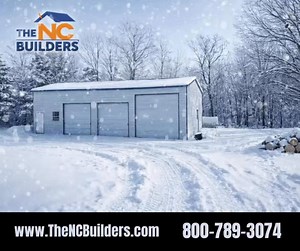 ❄️ Winter doesn’t slow us down and it doesn’t scare our buildings either. From snow loads to cold temps, our steel buildings are engineered to stand strong through every season. Built tough, customized for your needs, and ready for whatever weather North Carolina (and beyond) throws at them. Winter or not, we’re building. 💪🏽🏗️ #Innovation #Quality #thencbuilders #THENCBUILDERS | The NC Builders