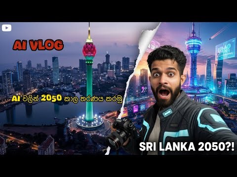 Ai වලින් 2050 ට කාල තරනය කරමු | Ai vlog sinhala