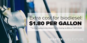 Want to know how the 2019 RVOs will affect consumers like you? Well, the 330 million-gallon increase in biodiesel volumes will add up to MILLIONS in extra taxpayer costs: https://bit.ly/2EzIsqJ | Smarter Fuel Future