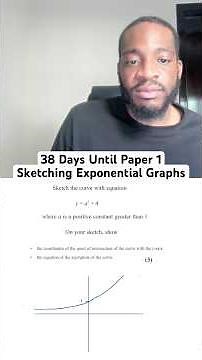 Day 38: Sketching Exponential Graphs | 100 Days Until Paper 1