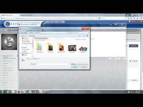 Creating a Blog Entry