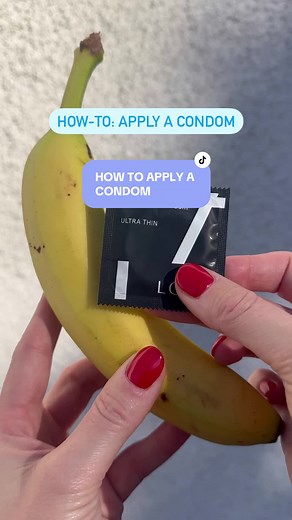 Sex Education 101: How to apply a condom 🤫 ➡️ Don't forget to SAVE for later. 🔗 Shop ultra-thin condoms at the #linkinbio #howto #seggseducation