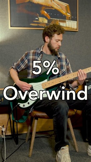 Stock VS 5% Overwound P-Bass Pickups