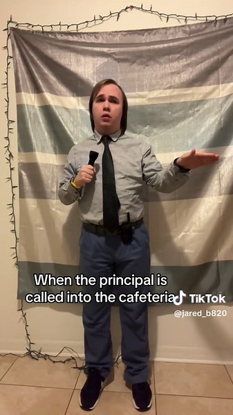 Principal's Funny Speech About Cafeteria Behavior