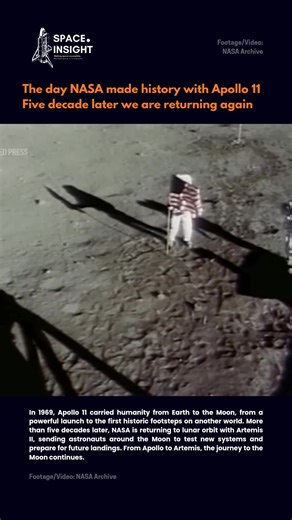 In 1969, Apollo 11 lifted off from Earth and changed human history forever. From the roar of launch to the quiet descent onto the lunar surface, the mission proved that humanity could leave its home planet and walk on another world. Neil Armstrong and Buzz Aldrin’s footsteps on the Moon, while Michael Collins orbited above, became a symbol of exploration, courage, and technological achievement. More than five decades later, NASA is preparing to return to the Moon. Artemis II will carry astronaut