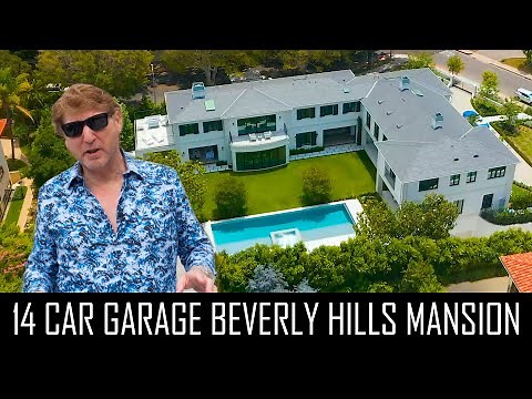 $40MILLION BEVERLY HILLS MANSION WITH A 14 CAR GARAGE!!