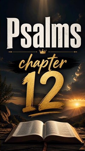 📖 Read Bible with me | Psalms Chapter 12 #faith #biblereading #christianshorts #jesus #love #wisdom