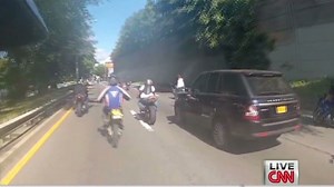 Bikers attack SUV in NYC | CNN