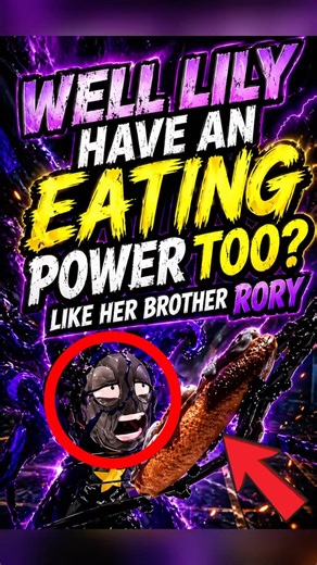 😮 | Lily Have an Eating Power To like her brother Rory in poppy playtime #poppyplaytime