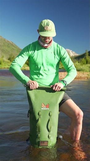 How to Close a Roll Top Dry Backpack