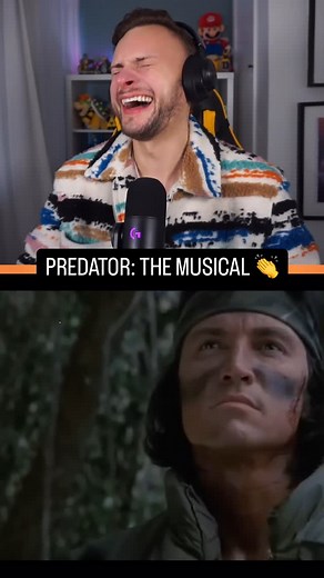 Adam Savage🎙🎮 on Instagram: "In stitches. As are the cast. “PREDATOR: THE MUSICAL” 👏 Absolutely brilliant! #arnold #predator #musical #reaction #funny #meme #arnie CREDIT: www.YouTube.com/@Legolambs"