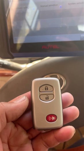 Toyota land cruiser programme remote 2012 model all key lost
