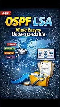 OSPF LSA Types Explained Clearly (Finally Understand It!)🚀