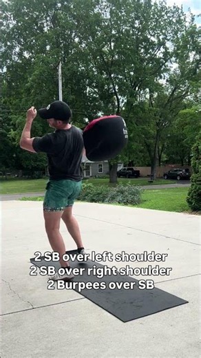 10 Min Sandbag Workout: "Rocky" 🥊🔥 #Shorts #fitness #workout #functionalfitness